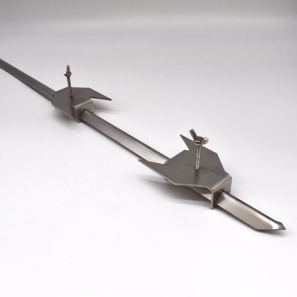 Rotisserie skewer prongs and forks